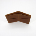 Brown Leather Card Holder Wallet